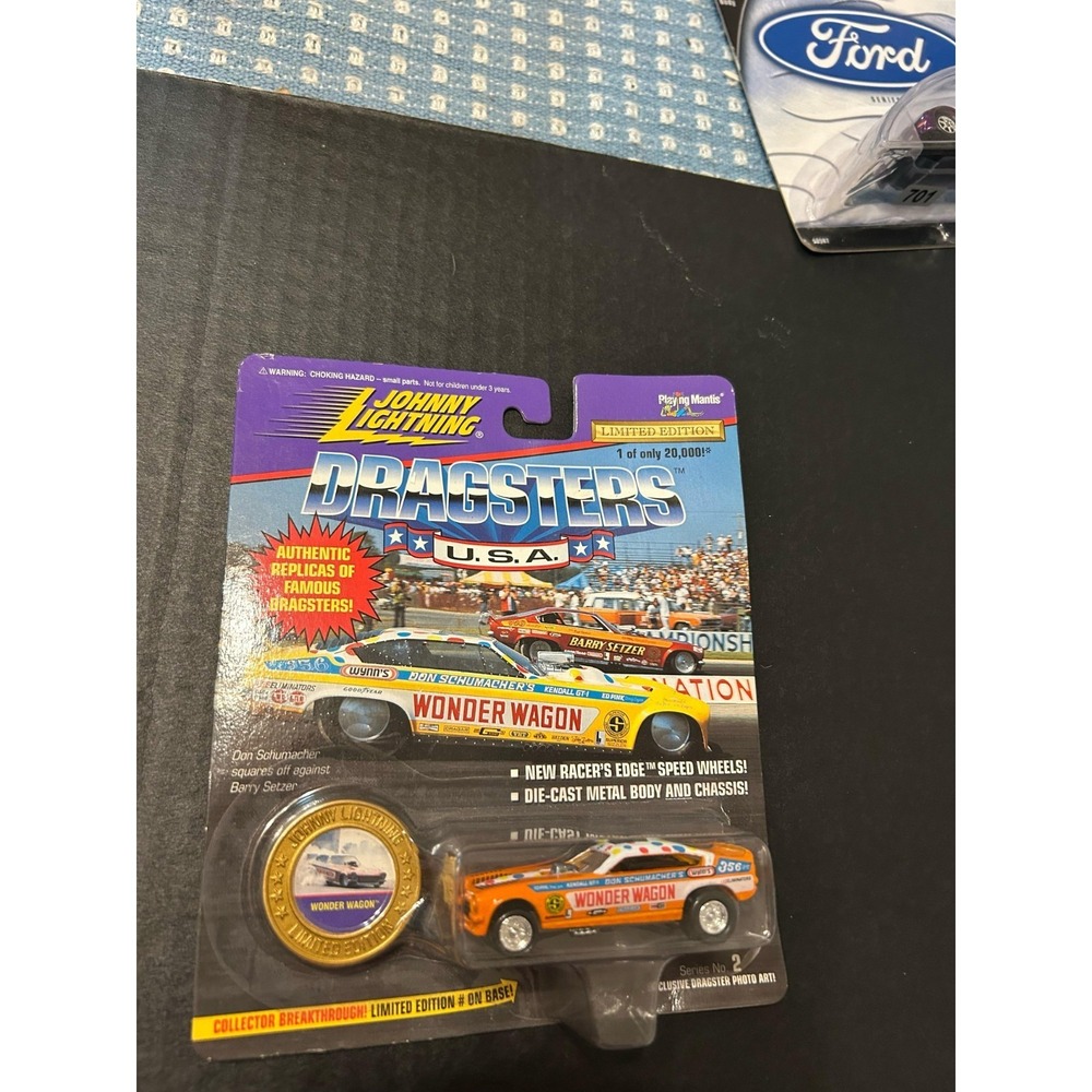 Johnny Lightning Dragsters Usa Wonder Wagon 1:64 Diecast Orange